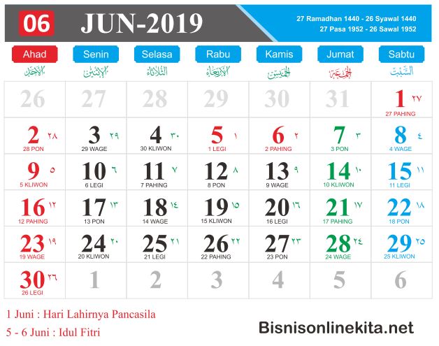 31 Mei, ASN Masih Masuk Kerja. Sabtu, 1 Juni 2019 Upacara Hari Lahir Pancasila