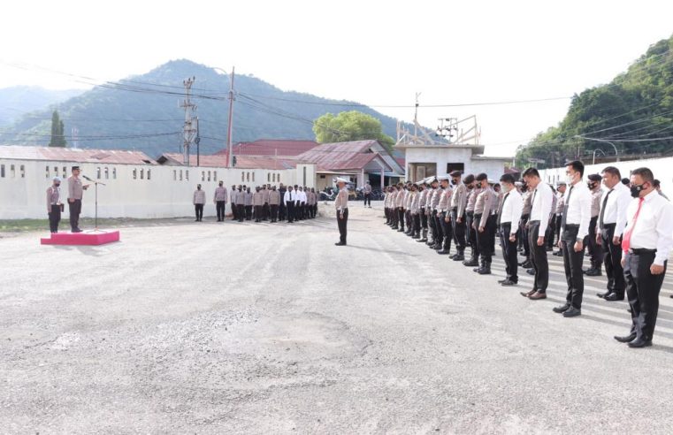 250 Personil Polres Gorontalo Kota Disiagakan Untuk Pengamanan Nataru