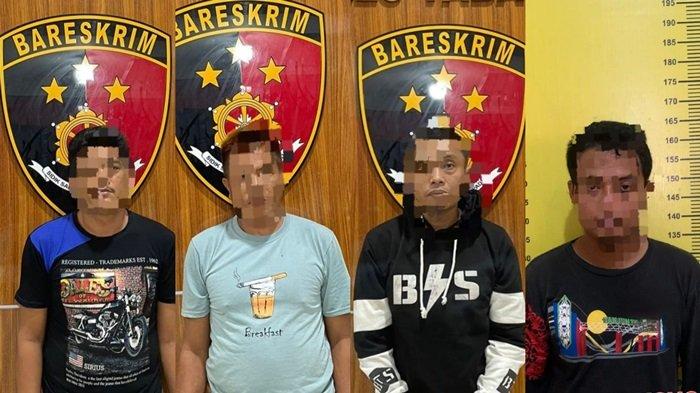 Polisi Tangkap 4 Orang Pelaku Pencurian Oli Trafo PLN di Tabalong