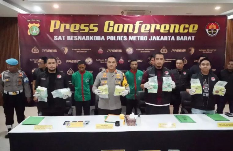 Polres Jakarta Barat Amankan 30 Kg Sabu Akan Diedarkan pada Malam Tahun Baru