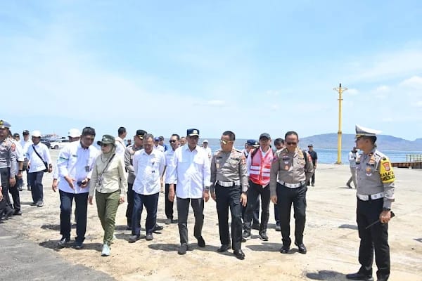 Kakorlantas Polri & Menhub Tinjau Pelabuhan Gilimanuk-Ketapang Jelang Nataru 2024