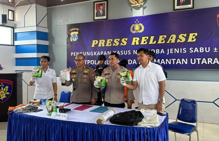Ditpolairud Berhasil Ungkap Kasus Peredaran Narkotika di Perairan Juata Laut Kaltara