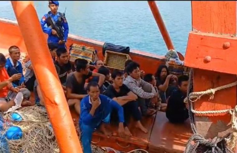 Polisi Amankan WN Vietnam Tersangka Penangkapan Ikan Ilegal di Perairan Natuna Utara Kepri