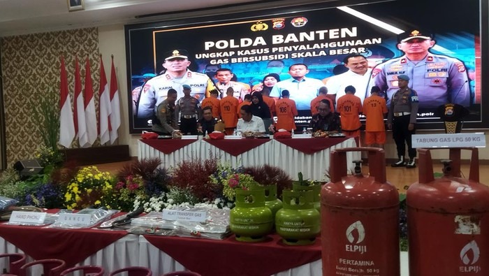 Polisi Gerebek Tempat Penyuntikan Gas Bersubsidi di Tangerang, Raup Keuntungan Hingga Rp 1 M