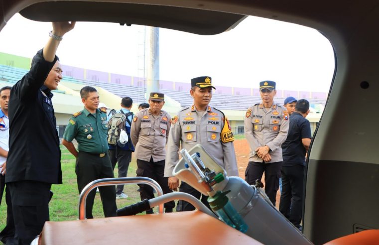 Polisi Siaga Amankan Lokasi Stadion Tuban Sport Centre Jelang Laga Kandang Persela Lamongan di Liga 2