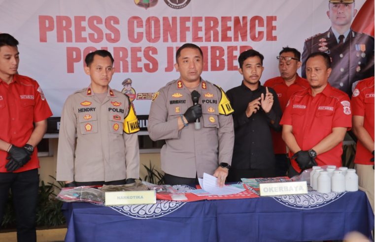 Dalam Dua Bulan Terakhir Polres Jamber Ungkap 38 Kasus Narkoba, 49 Tersangka Diamankan