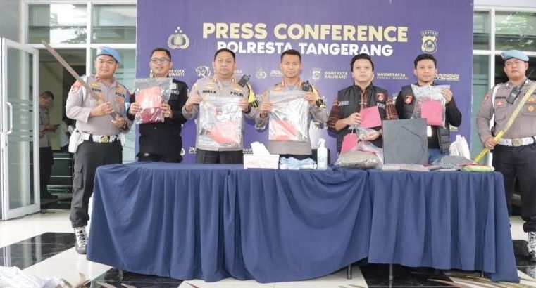 Polresta Tangerang Banten Berhasil Ungkap 1678 Kasus Selama Tahun 2023