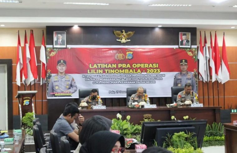 Wakapolda Sulteng Pimpin Latihan Kesiapan Anggota Ops Lilin Tahun 2023