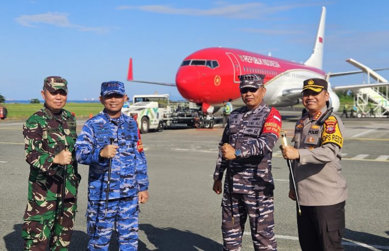 Sinergitas dan Kolaborasi TNI – Polri dalam Pengamanan Kunjungan Presiden RI, Ir. Jokowi di Kota Balikpapan