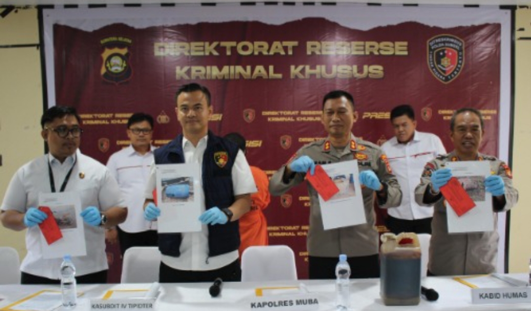 Polisi Tangkap Pemilik Sumur Minyak Ilegal di Sungai Lilin, Tewaskan 4 Pekerja