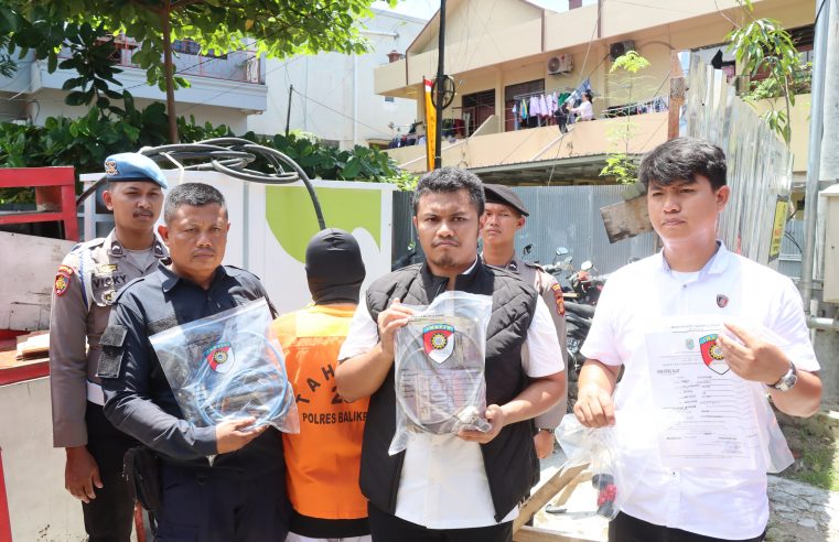Satreskrim Polresta Balikpapan Ungkap Pemalsuan Pembuatan & Perakitan Pom Mini Gunakan Izin Palsu