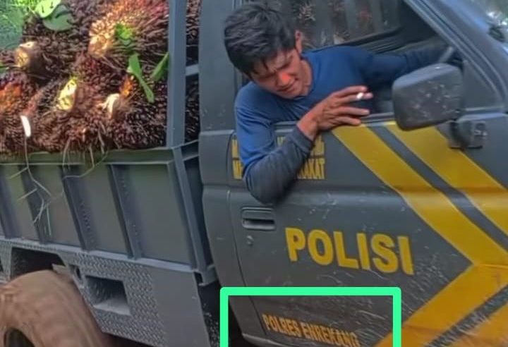 Viral Kendaraan Dinas Polri Dipakai Memuat Buah Sawit, Ini Penjelasan Kapolsek Tommo