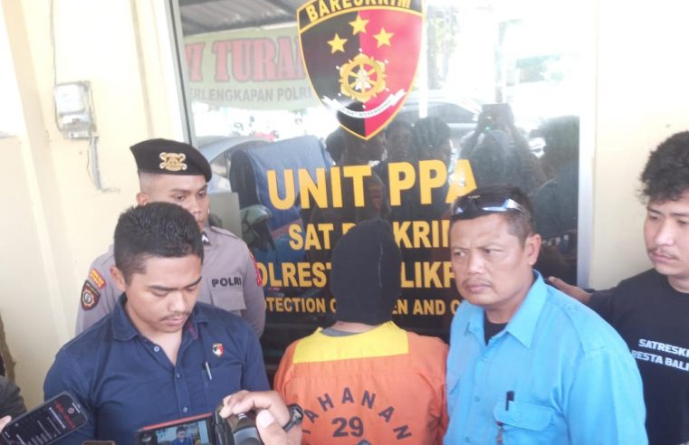 Dua Kali Lakukan Cabul Terhadap 2 Anak Gadis Masing-masing Usia 8 Tahun, Security Inisial RDA Ditangkap Unit PPA Polresta Balikpapan Kaltim