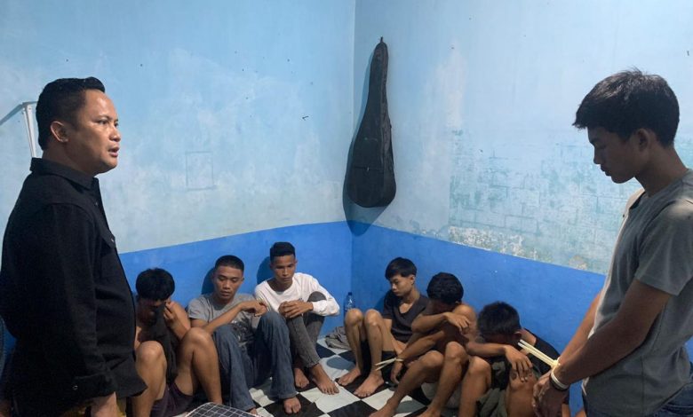 Kali ini Polrestabes Medan Tangkap 10 Orang Geng Motor Bikin Resah Warga