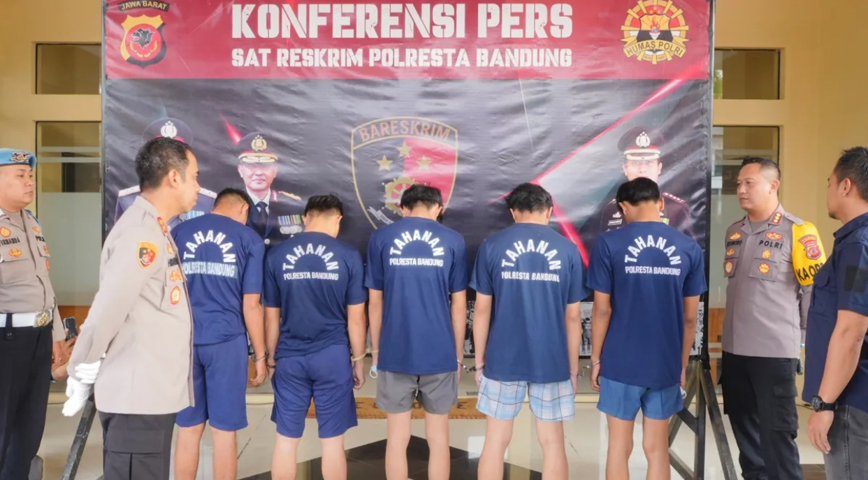Polresta Bandung Tetapkan 6 Orang Sebagai Tersangka Dugaan Pengeroyokan Steward Usai Laga Persib Lawan Persija