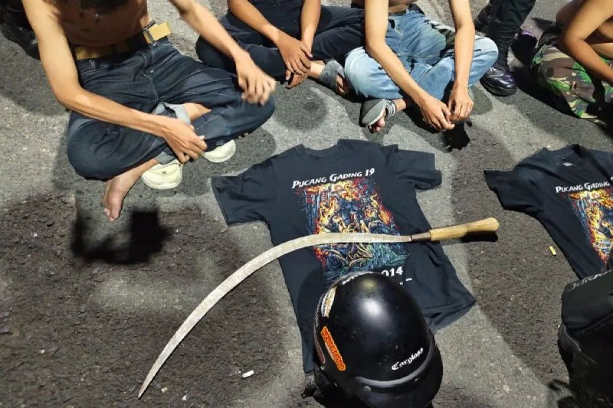 Belasan Remaja Diamankan Personil Polrestabes Usai Hendak Tawuran Saat Momentum Libur