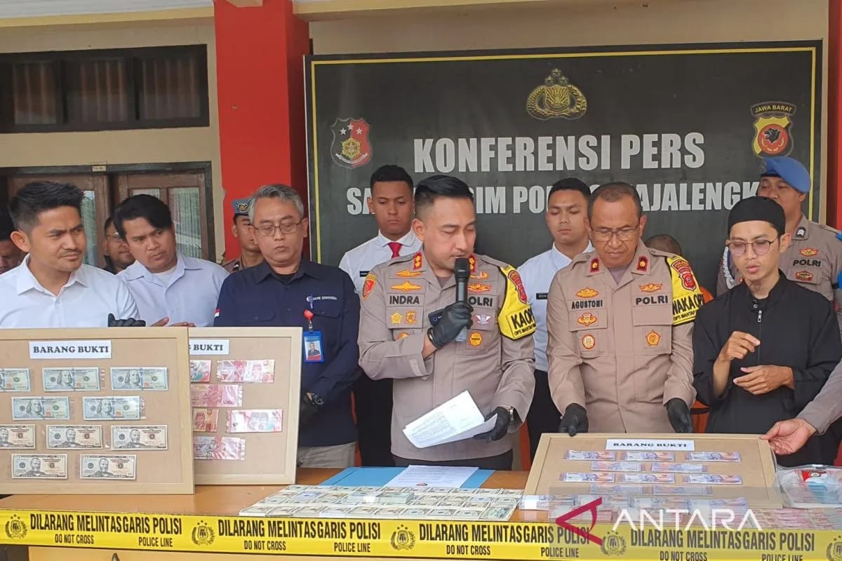 Polres Majalengka Bongkar Praktik Pembuatan & Peredaran Uang Palsu 2.5 Miliar Rupiah