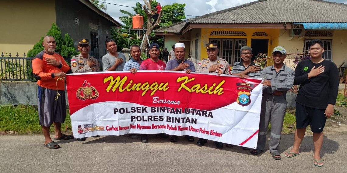 Tempatkan Personil Polres Bintan Berikan Rasa Aman Melalui Kegiatan Minggu Kasih dan Pengamanan Tempat Ibadah