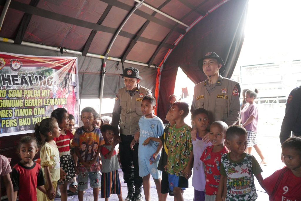 Tim Pemulihan Trauma Korban Terdampak Erupsi Gunung Lewotobi Laki-laki Flores Timur, Ini Tugasnya