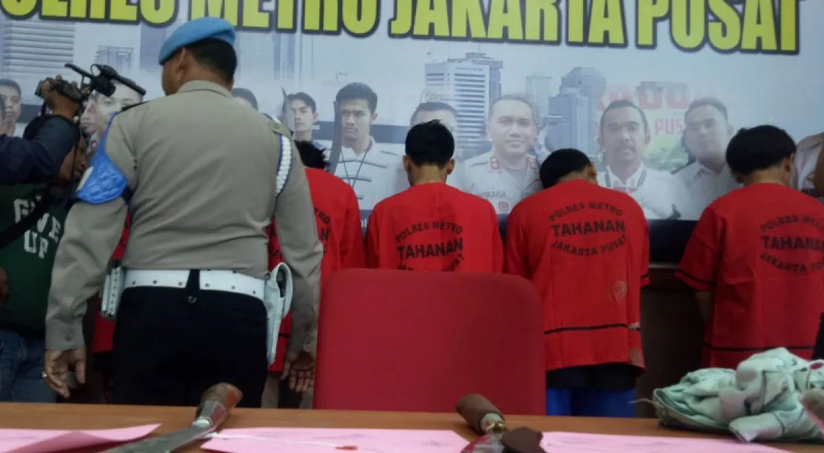 Penyidik Polres Jakpus Tangkap Tersangka Penyiraman Air Keras di Gambir