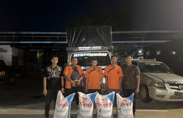 Terlibat Penyelewengan Pupuk Bersubsidi, Tiga Tersangka Ditangkap