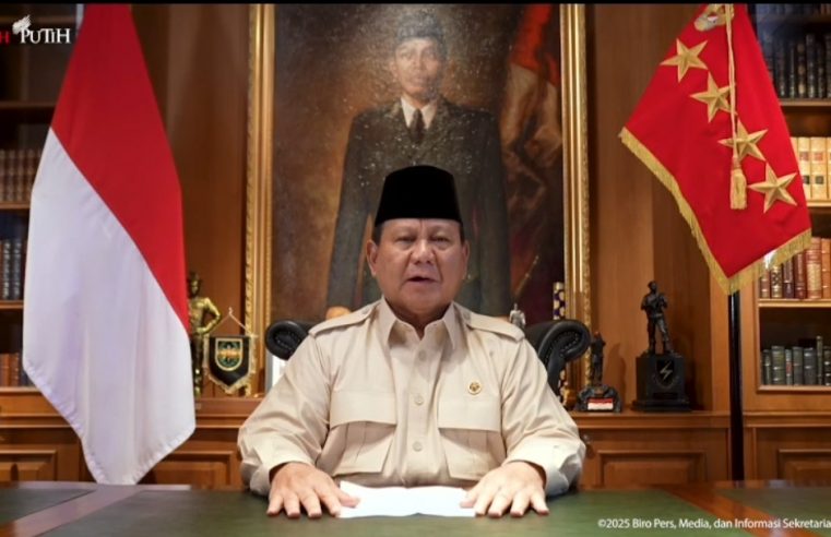 Presiden RI Prabowo Subianto, Mengucapkan Selamat Hari Pers Nasional Ke 79