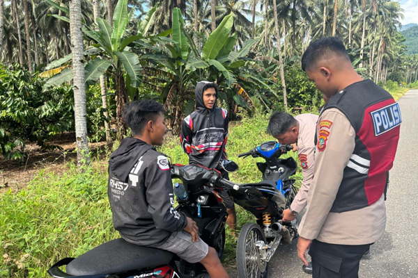 Respons Cepat Aduan Masyarakat, Polres Kotamobagu Amankan Balapan Liar Rendahkan Warga