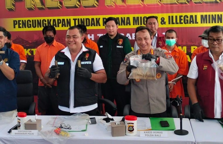 Polri Ungkap Pengoplos Gas LPG Bersubsidi Beromset Rp.650 Juta/Bulan Di Gianyar