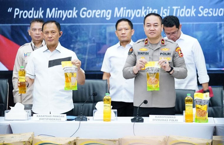 Dittipideksus Bareskrim Polri Sementara Tetapkan Satu Tersangka Penyalahgunaan Minyakita