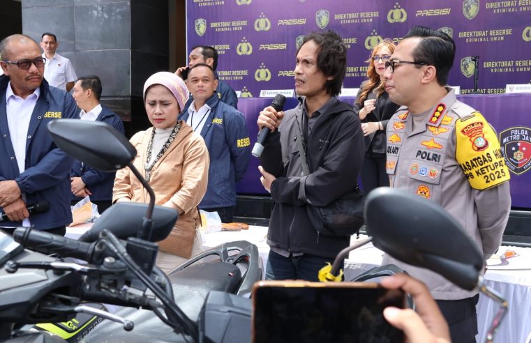Polda Metro Kembalikan BB Mobil-Motor Hasil Curian ke Pemilik Sah, Warga: Terima Kasih, Gerakannya Sat-Set