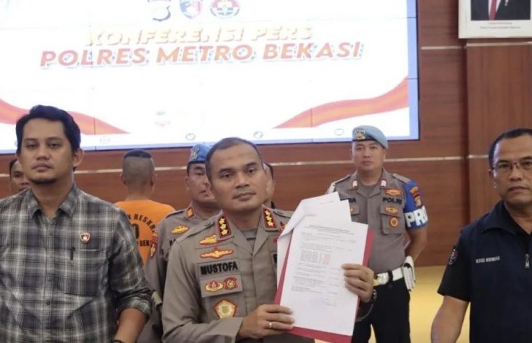 Polres Bekasi Tangkap 3 Orang Pelaku Pungli THR di Pasar Induk Cibitung