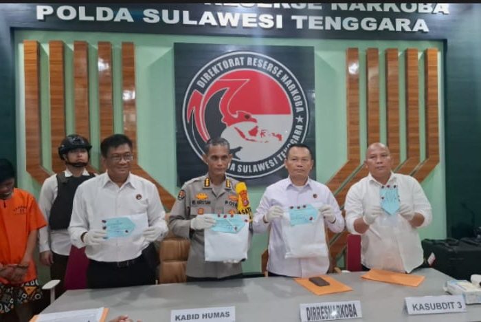 Polisi Bongkar Jaringan Narkoba Lintas Provinsi di Sulawesi Tenggara