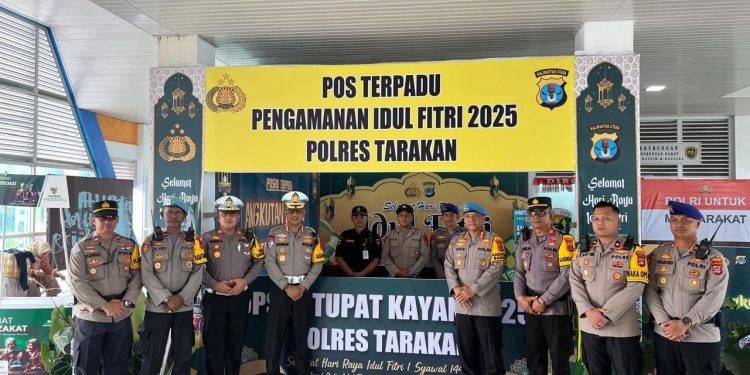 PJU Polda Kaltara Laksanakan Pengecekan Pos Operasi Ketupat Kayan 2025 di Tarakan