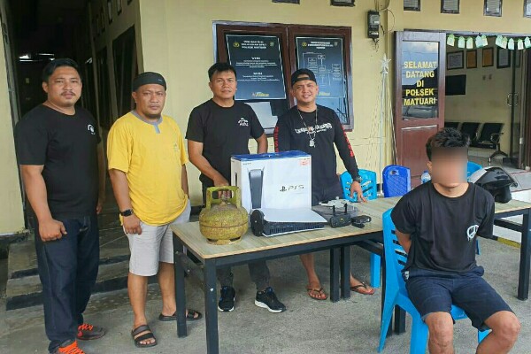 Tim Resmob Gabungan Amankan IB (22) Terduga Pelaku Curanik di Dalam Bus Bitung-Gorontalo