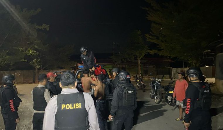 Tawuran Geng Motor di Palu Barat Pecah, Beberapa Remaja Terlibat Diamankan Polresta Palu