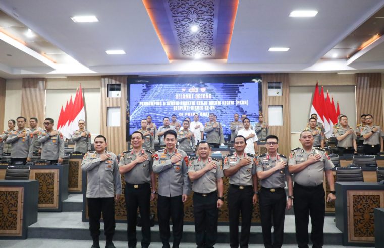 Polda Bali Membuka Pelaksanaan Kegiatan Praktik Kerja Dalam Negeri (PKDN) Sespimti Dikreg ke-34 T.A. 2025