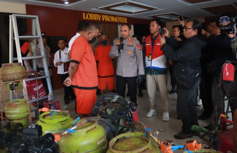 Ungkap Kasus Penyalahgunaan LPG Bersubsidi, Penyidik Polda DIY Berhasil Ringkus Tiga Orang Tersangka