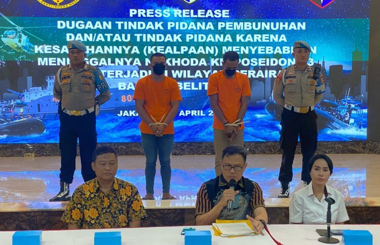 Ditpolair Baharkam Polri Ungkap Kasus Penggelapan Kapal Poseidon 3