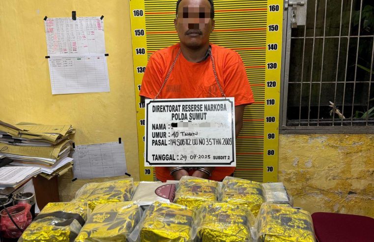 Polda Sumut Bongkar 72 Kg Sabu-sabu di Gudang Rumah & Mobil, Komunikasi Pelaku Via Aplikasi Zangi