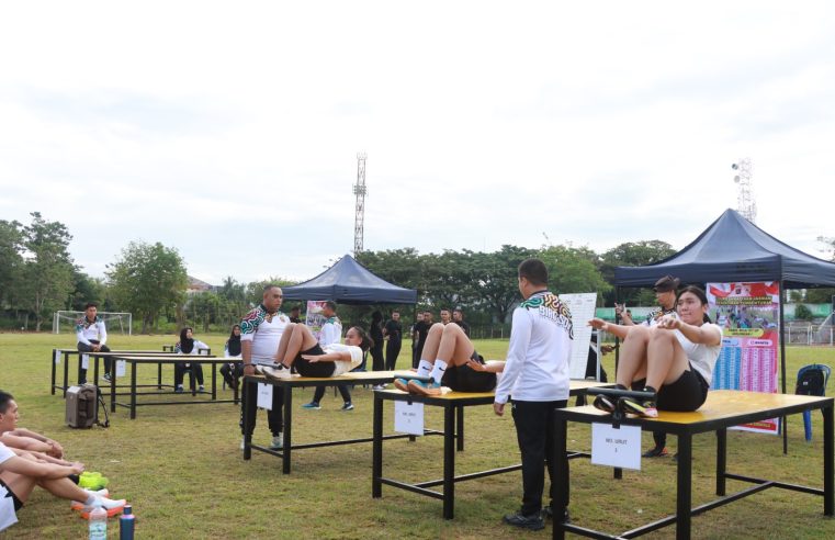 Begini Situasi Tes Jasmani Calon Taruna Akpol di Polda Gorontalo