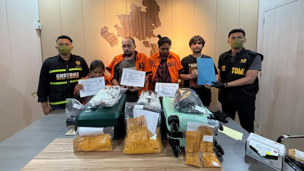 2 Kg Sabu Diamankan di Kota Batam, Tetapkan 3 Orang Jadi Tersangka