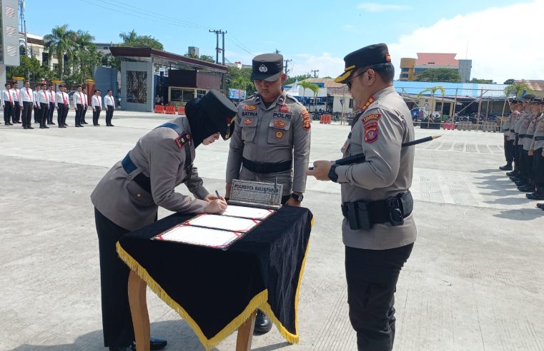 Jabatan Kasat Lantas Berganti, Kasatpol Airud Pensiun, Upacara Sertijab Dipimpin Kapolresta Balikpapan