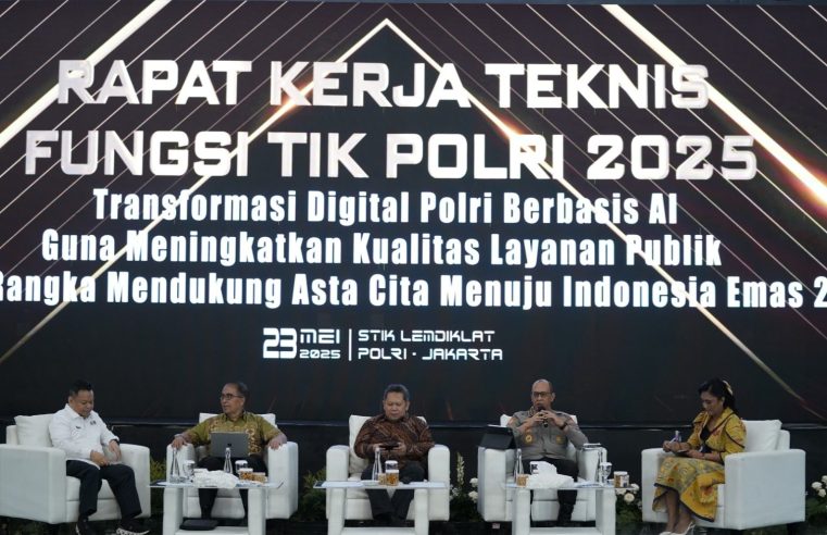 Divisi TIK Polri Gelar Rakernis, Fokus Transformasi Digital Berbasis AI Untuk Layanan Publik Yang Unggul