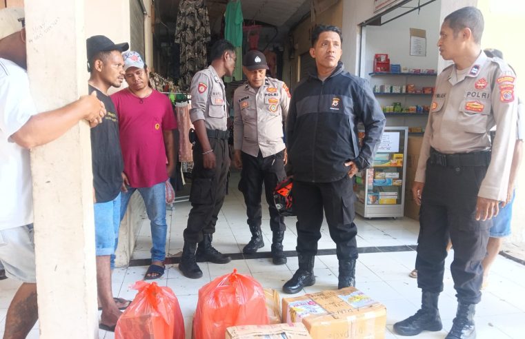 Komitmen Kapolsek Baguala Gencarkan Razia Miras, Hasilnya Amankan Ratusan Liter Sopi