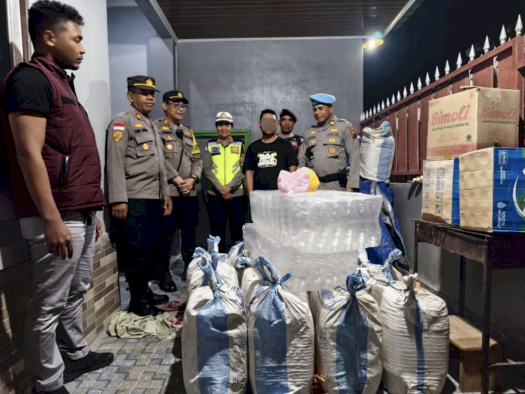 Personil Polresta Kupang Kota Sita 450 Liter Miras Tradisional, Hasil Operasi Pekat Turangga