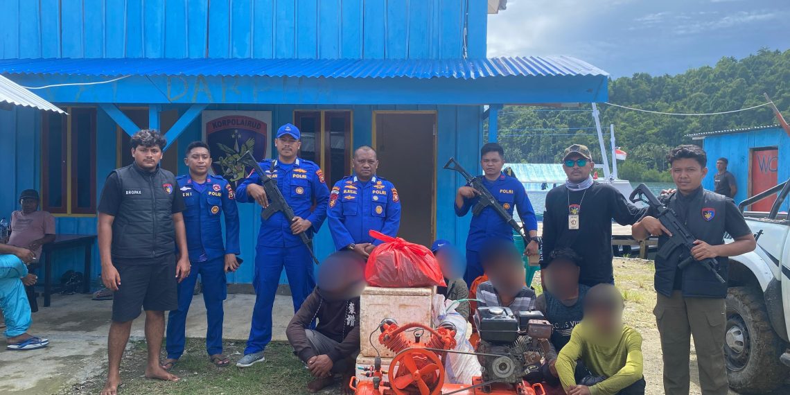 Tangkap Ikan Gunakan Bahan Peledak, 6 Orang Nelayan Diamankan Polisi