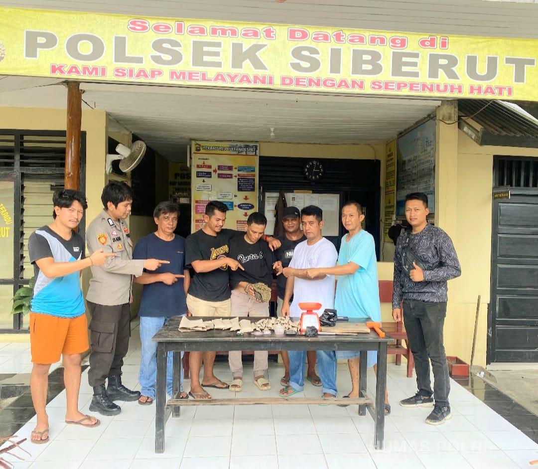 Sigap ! Polsek Siberut Tangkap Kepala Dusun Edarkan Ganja, Upaya War on Drugs Terus Ditingkatkan