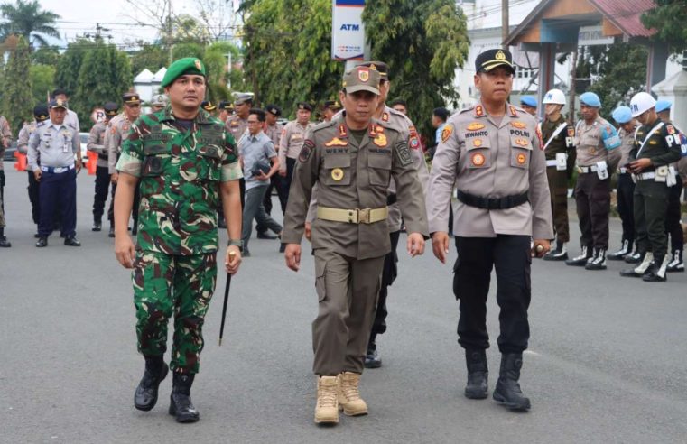 Polres Kotamobagu Libatkan Stakeholder Terkait, Gelar Apel Kesiapan Pengamanan Pawai Malam Takbiran Idul Adha