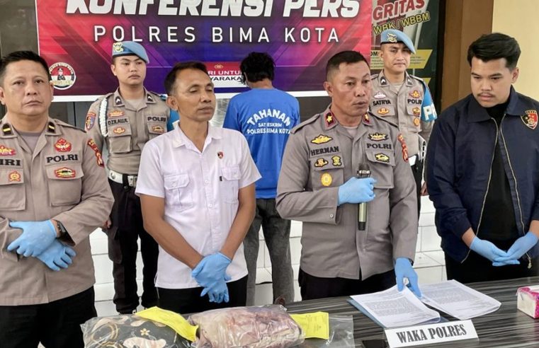 Polisi Tetapkan Mahasiswa Inisial RS (19) Tahun Tersangka Pembunuhan Pria di Kost Kota Bima