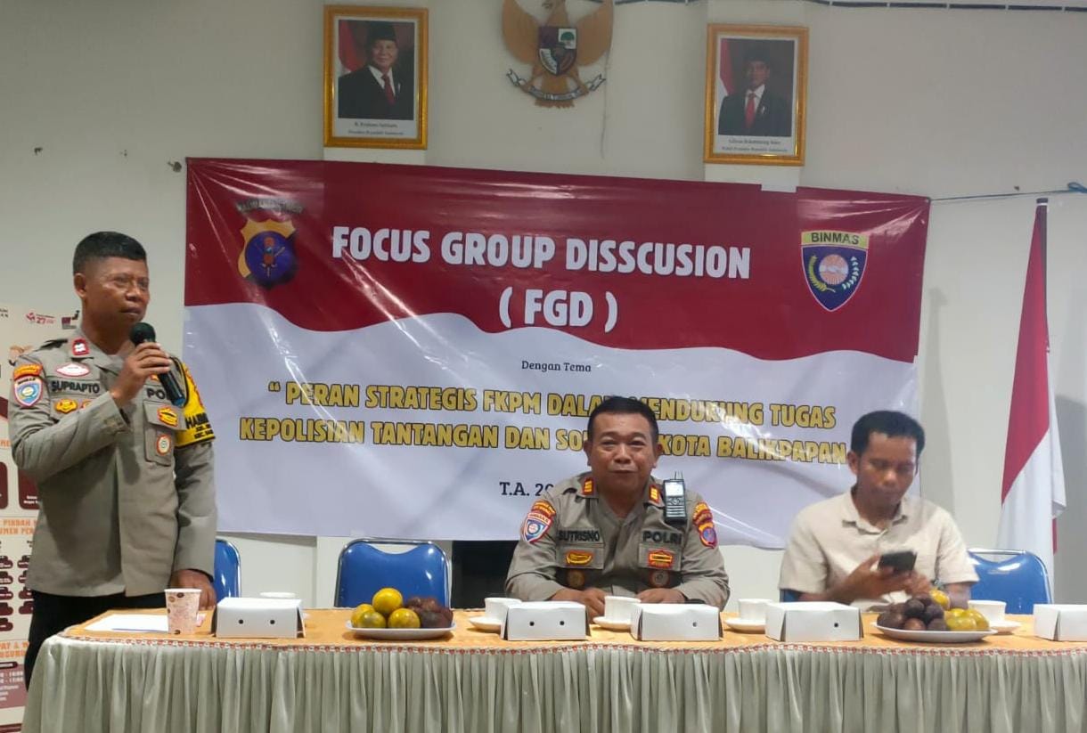 Sat Binmas Polresta Balikpapan Ajak Seluruh Ketua RT Muara Rapak Bahas Kamtibmas Lewat FGD
